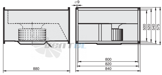 Rosenberg EKAD 400-8 - описание, технические характеристики, графики